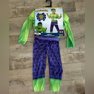 Hulk costume with mask size 3-4T